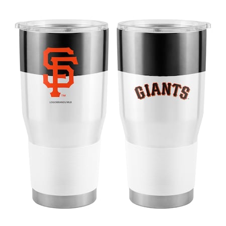 Logo Brands San Francisco Giants 30oz Colorblock Stainless Tumbler 525-S30T-11